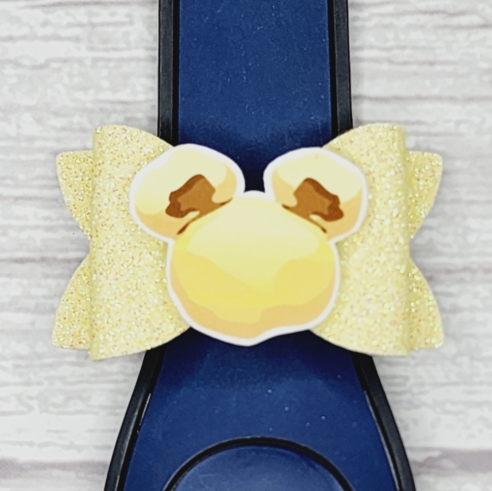 Popcorn Mickey Magic Band Bow